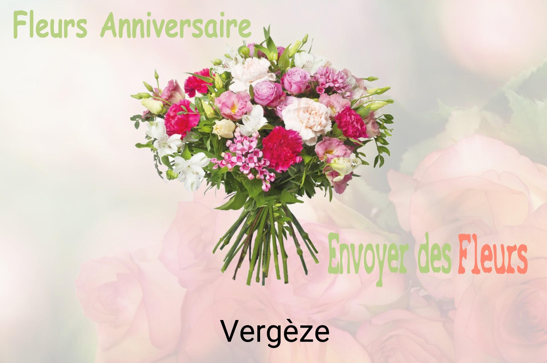 Bouquet de fleurs d’anniversaire livré à Vergèze